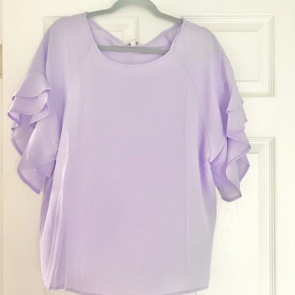 Tops | Light Purple Blouse | Poshmark